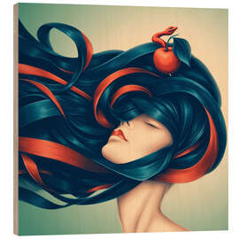 Holzbild Fruchtbare Fantasie - Thomas Klee