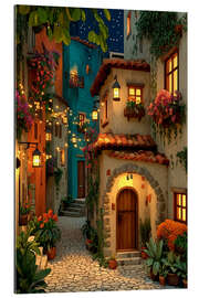 Gallery Print Gemütliches toskanisches Dorf