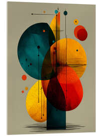 Tableau en verre acrylique Geometric Composition - Thomas Klee