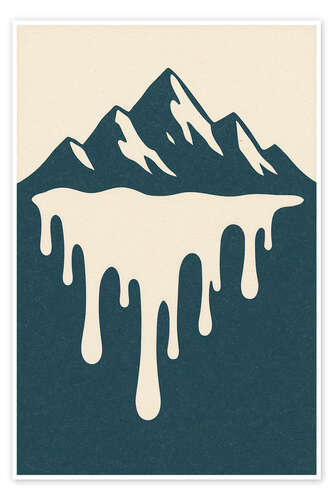 Póster Melting Mountain