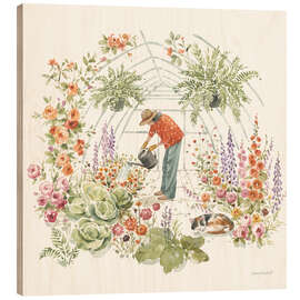 Holzbild Glückselige Momente - Lisa Audit