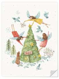 Wandsticker Engel des Schnees II - Lisa Audit