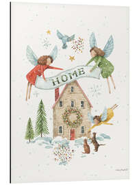 Alubild Engel des Schnees I