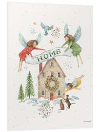 Hartschaumbild Engel des Schnees I - Lisa Audit