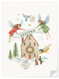 Wandsticker Engel des Schnees I - Lisa Audit