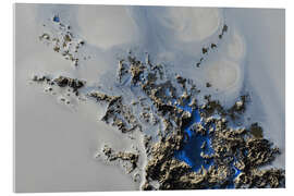 Acrylglasbild Reflexionen am Wasser