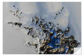 Wandsticker Reflexionen am Wasser