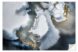 Wandsticker Mitternachtsbewegung