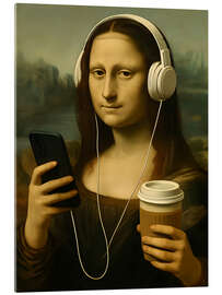 Acrylglasbild Mona, ready to go out