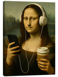 Leinwandbild Mona, ready to go out - nobelart