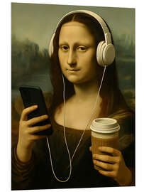 Hartschaumbild Mona, ready to go out