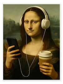 Poster Mona, ready to go out - nobelart