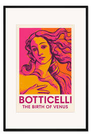 Gerahmter Kunstdruck Botticelli - The Birth of Venus