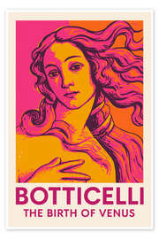 Wall art print Botticelli - The Birth of Venus - treechild
