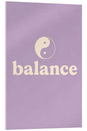 Acrylglasbild Balance - treechild