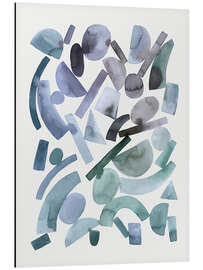 Alubild Moderne geometrische Formen