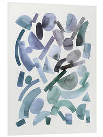 Hartschaumbild Moderne geometrische Formen