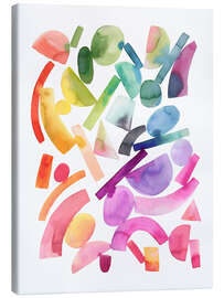 Leinwandbild Bunte geometrische Formen