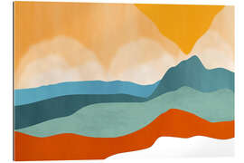 Gallery Print Farbige abstrakte Landschaft