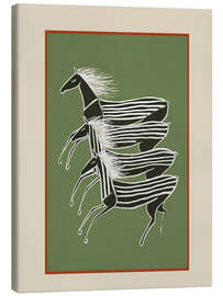 Leinwandbild Pferde in Streifen - Branka Kodžoman