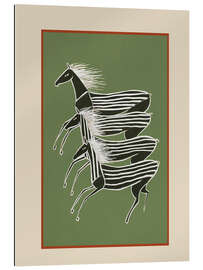 Gallery Print Pferde in Streifen