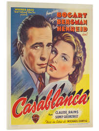 Acrylglasbild Casablanca (französisch) - Vintage Entertainment Collection