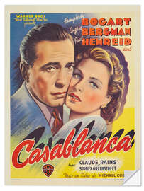 Wandsticker Casablanca (französisch) - Vintage Entertainment Collection