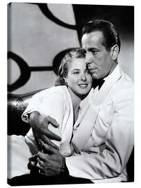 Lienzo Ingrid Bergman and Humphrey Bogart, Casablanca