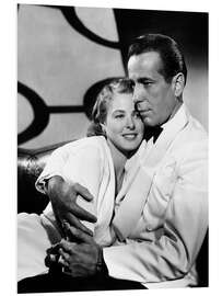 Hartschaumbild Ingrid Bergman und Humphrey Bogart, Casablanca
