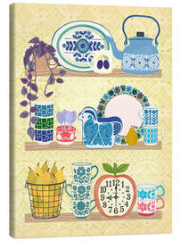 Leinwandbild Süße Regalgeschichte - Tori Taika