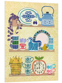 Hartschaumbild Süße Regalgeschichte