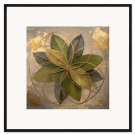 Gerahmter Kunstdruck Puls des Lebens