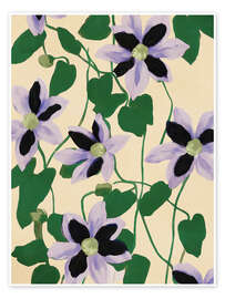 Reprodução Clematis on the Balkony - Branka Kodžoman
