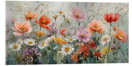 Acrylglasbild Blumenpracht in Pastell - Thomas Klee