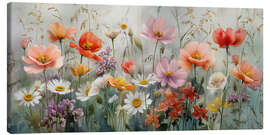 Leinwandbild Blumenpracht in Pastell - Thomas Klee