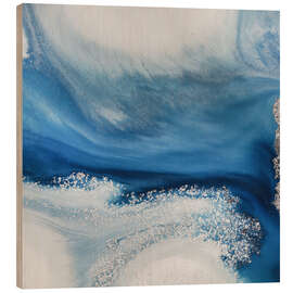 Holzbild Shallow Bay I - Petra Meikle