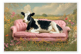 Reprodução With Elegance on the Flower Meadow - Peter Roder