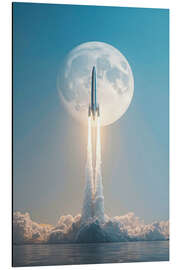 Alubild Zum Mond