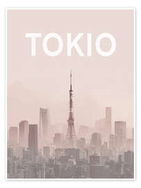 Wandbild Tokio - Peter Roder