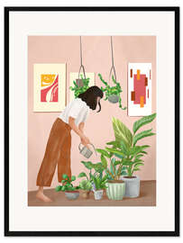 Gerahmter Kunstdruck Hier fühle ich mich nie alleine