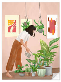 Wandsticker Hier fühle ich mich nie alleine