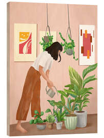 Holzbild Hier fühle ich mich nie alleine