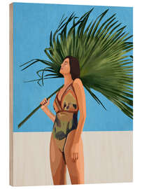 Holzbild Summertime in Blue