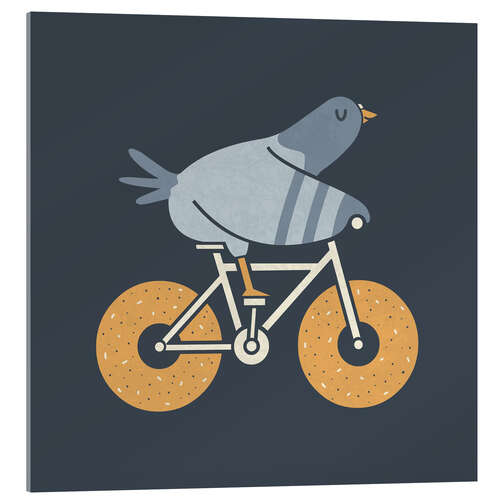 Tableau en verre acrylique Bagel To Go
