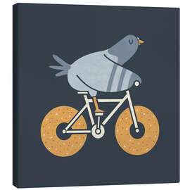 Leinwandbild Bagel To Go - HandsOffMyDinosaur