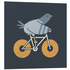 Hartschaumbild Bagel To Go - HandsOffMyDinosaur