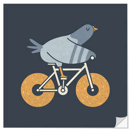 Wandsticker Bagel To Go - HandsOffMyDinosaur