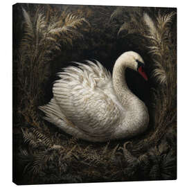 Leinwandbild Der Schwan