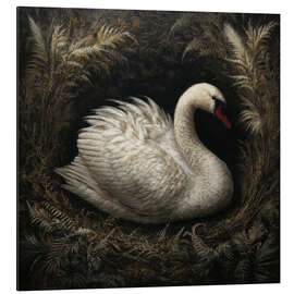 Magnettafel Der Schwan