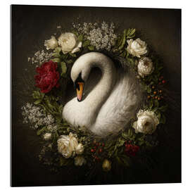 Tableau en verre acrylique Symphony of Wing and Light - DejaReve